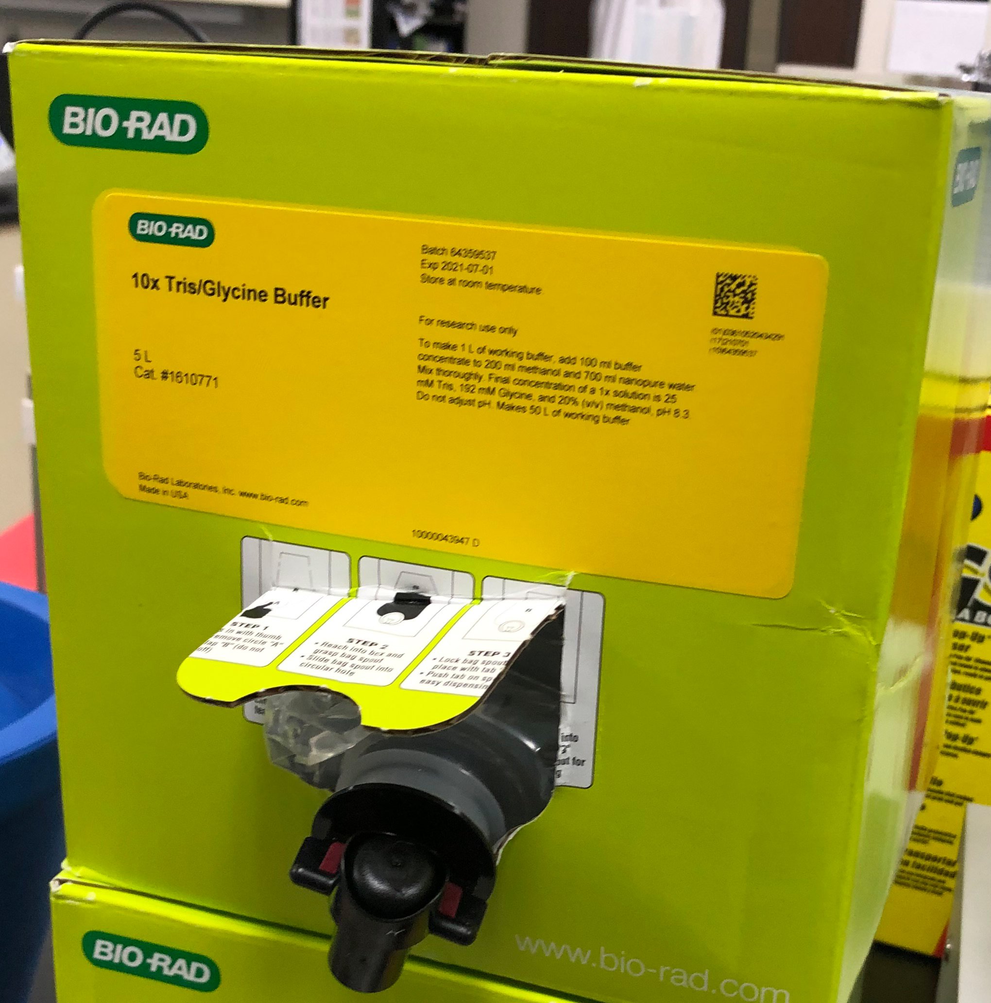 Good Transfer Buffer from BioRad Kit/Reagent Review